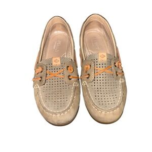 Women's Sperry Top Sider Boat Shoes - Olive Green - US 7 M